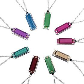 W0a0a1yf1wy Weiye Mini Harmonica Necklace - Adorable Music Party Favor