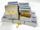 Wholesale Lot Of 20 Hohner 37-c Gold Plated Mini Harmonicas Necklaces Key C