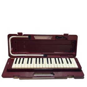 P-37d Yamaha Pianica Melodica Wind Keyboard Wine Red P37d Works