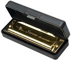 Yiyatoo New Swan Harmonica 10 Holes Key Of C With Case Golden 757450634100