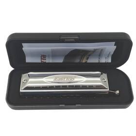 Yueko 778107303521 10 Holes 40 Tones Professional Chromatic Harmonica Key Of C Music Instrument