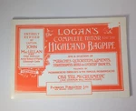 Logans Complete Tutor Highland Bagpipe Book - Capt John Maclellan Patersons. Fixed Price $13.78.