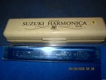 Suzuki STUDY-24 Tremolo Harmonica Holes Key Metal High Polish W/ Case. Fixed Price $19.99.