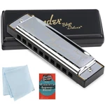 Fender Blues Deluxe Harmonica - Key Of W/ Carrying Case. Fixed Price $21.99.