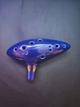12 Hole Ocarina Ceramic Legend Of Zelda Flute Blue Instrument. Fixed Price $9.99.