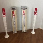 Set Of 2 Trophy Flutophone Musical Instrument White & Red Grotro Cleveland New. Fixed Price $14.00.