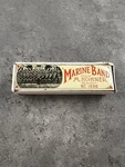 Vintage Hohner Marine Band Harmonica Key Of 1896 W/ Paper Case Box. Fixed Price $20.00.