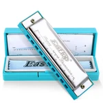 Diatonic Harmonica 10 Holes Key Blues For Beginners Kids With Case & Manual. Fixed Price $19.91.
