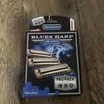 Hohner Blues Harp Pro Pack 3-PIECE Harmonica Set Keys Of G, &. Fixed Price $140.00.