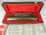Rare Vtg New Hohner Harmonica 270/48 Chromonica 12-HOLE 3-OCTAVE With Case. Fixed Price $394.95.