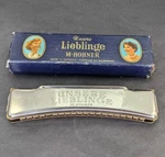 Unsere Lieblinge Hohner Harmonica Blue Box 7330/40 M1) Key Vintage Germany. Fixed Price $59.99.