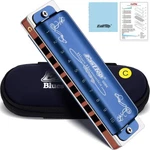East Top Harmonica Key Of C, 10 Holes 008K Diatonic Mouth Organ Blue-c. Fixed Price $60.56.