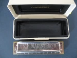 Hohner A440 Harmonica No 1896 Marine Band Key Made Germany W/case. Fixed Price $17.00.