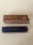 Vintage 80'S Lark Blue Harmonica Shanghai China M1401 W/box 16 Hole. Fixed Price $16.50.