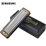 Suzuki Harpmaster 10-HOLE Diatonic Harmonica Key Of With Case MR-200-D. Fixed Price $49.99.