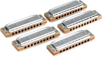 Hohner Of Blues Harp 5-PIECE Harmonica Set With Keys G, A,. Fixed Price $187.55.
