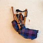 Kids Mini Small Scottish Bagpipes Toy Children Playable Set With 1 Extra Reed. Fixed Price $35.00.