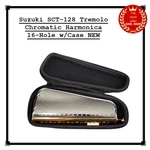 Suzuki SCT-128 Tremolo Chromatic Harmonica 16-HOLE W/case New. Fixed Price $570.00.
