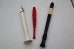 Red Conn Song Flute, Flutophone, And Trophy Products Recorder. Fixed Price $8.00.