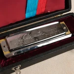 Lark Chromatic Harmonica M1040 Original Box Shanghai China Nos. Fixed Price $24.99.