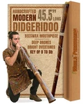 Modern Didgeridoo Instrument Hand-fired With Beeswax Mouthpiece, Durable. Fixed Price $50.56.