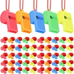 Wsyub 144PCS Plastic Whistles, Loud Crisp Sound Whistle, Sports Bulk Wit. Fixed Price $28.26.