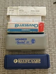 3 Hohner Harmonicas Blues Harp Bb Key Hone Special 20 F Band W/papers. Fixed Price $49.95.