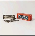 Vintage Yamaha Nippon Gakki Seizo K.k. Butterfly Small Harmonica Japan (4 Hole). Fixed Price $59.95.