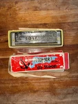 M-hohner's No. 34B "old Standby" Hamonica Original Box. Fixed Price $9.99.