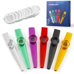 Fansjoy Kazoos 6 Pack, Multipack Metal Musical Instruments With 12 Flu.... Fixed Price $15.67.