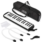 32 Key Melodica With Carrying Bag, Double Tubes Mouthpieces, Wipe Cloth, Air .... Fixed Price $24.59.