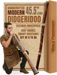 Modern Didgeridoo Instrument Hand-fired With Beeswax Mouthpiece Durable Lightwe. Fixed Price $62.99.