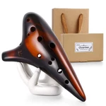 Mifoge Ocarina 12 Hole Tones Alto With Gift Wrapping Display Stand Neck Cor.... Fixed Price $63.34.