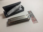 Hohner 595BL Blue Midnight Harmonica Key Of With Case And Instructions (used). Fixed Price $21.99.