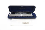 Suzuki Sirius S-64CW Chromatic Harmonica Wooden Cover 16 Holes Key W/ Case. Fixed Price $476.99.