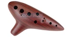 Premium 12-HOLE Alto Ocarina Flute Wood-simulated Abs. Fixed Price $18.00.