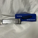 Schylling, Blues Folk Harmonica, 10 Holes, Key Of C, Very Good Used Condition!. Fixed Price $6.49.