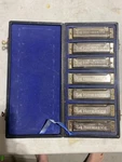 Kay Chicago Blues Harmonica 7 Pc Set In Case. Fixed Price $23.00.