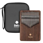 Sela Kalimba 17 Black Walnut Solid. Fixed Price $123.46.