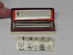 M. Hohner Marine Band Harmonica No. 1896 & Paperwork - Key Of. Fixed Price $44.99.