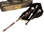 Bagpipes - Border Lowland Cocobolo Wood Black Shaded. Fixed Price $250.00.