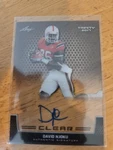 2017 Leaf Trinity Clear David Njoku #CA-DN1 Rookie Auto Rc Browns Miami Te. Fixed Price $19.99.