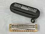 Hohner Marine Band Deluxe Key 10 Hole Blues Harmonica With Case Diatonic. Fixed Price $110.55.
