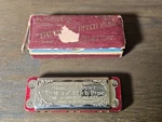 Old German M. Hohners Trutone Pitch Pipe P4 Box Harmonica Musical Instrument. Fixed Price $29.95.