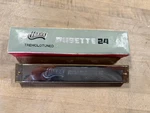 Vtg Huang Musette 24 Tremolo Tuned Harmonica Used W/ Original Box. Fixed Price $25.50.