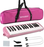 32 Melodica - Air Piano Keyboard Musical Instrument For Beginners (pink). Fixed Price $27.54.