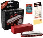 Hohner 544 Golden Melody Harmonica - Key Of W/ Stickers. Fixed Price $64.99.