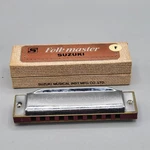 Suzuki Folk Master Diatonic Harmonica Key With Original Box & Instructions. Fixed Price $21.99.