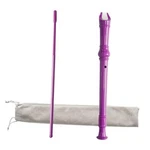 Purple Soprano Recorder Instrument 8 Hole Key Baroque Fingering. Fixed Price $13.45.