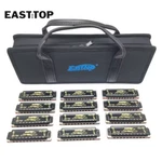 Easttop T008K-12 10HOLES Harp Diatonic Blues Harmonica Set Of Mouth Organ. Fixed Price $154.99.
